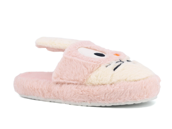 Efolle Zenne Hayvanlı Atom Kapalı Ev Terliği Tavşanlı Pembe - 1