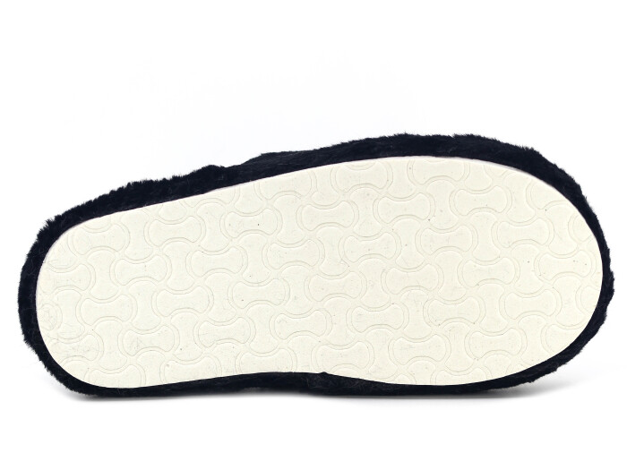 Efolle Zenne Hayvanlı Atom Kapalı Ev Terliği Tavşanlı Siyah - 3