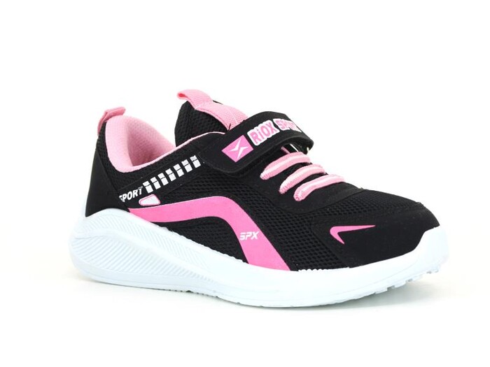 Efor Filet 063 Riox Anorak Spor Ayakkabı Siyah - Pembe - Thumbnail
