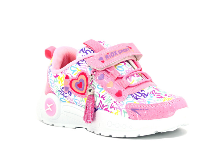 Efor Filet 2025 Riox Cilt Spor Ayakkabı Şeker Pembe Desenli - Efor