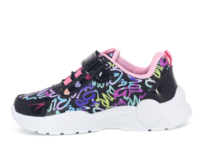 Efor Filet 2025 Riox Cilt Spor Ayakkabı Siyah - Pembe - Efor (1)