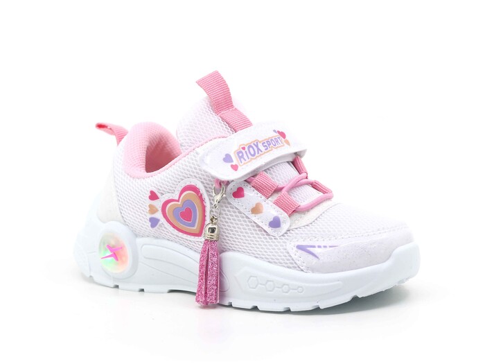Efor Patik 103 Işıklı Riox Anorak Spor Ayakkabı Beyaz - Pembe