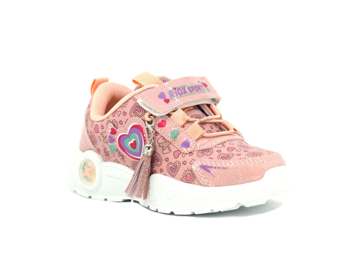 Efor Patik 2025 Riox Işıklı Cilt Spor Ayakkabı Pudra - Efor