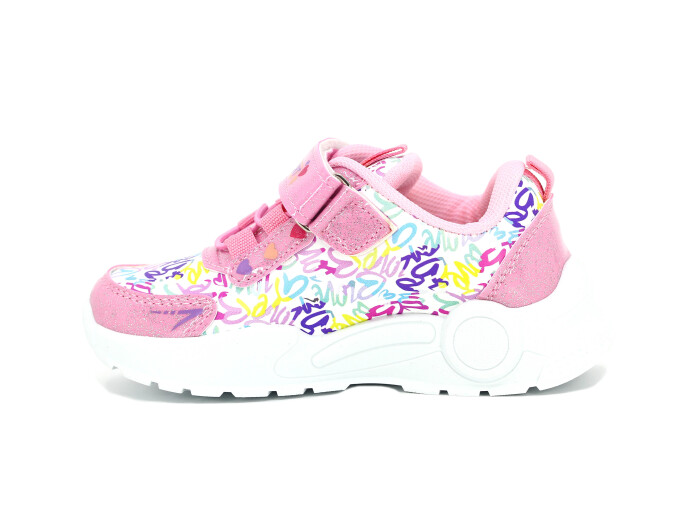 Efor Patik 2025 Riox Işıklı Cilt Spor Ayakkabı Şeker Pembe Desenli - 2