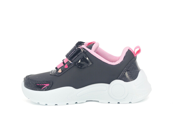 Efor Patik 2025 Riox Işıklı Cilt Spor Ayakkabı Siyah - Pembe Desenli - Efor (1)