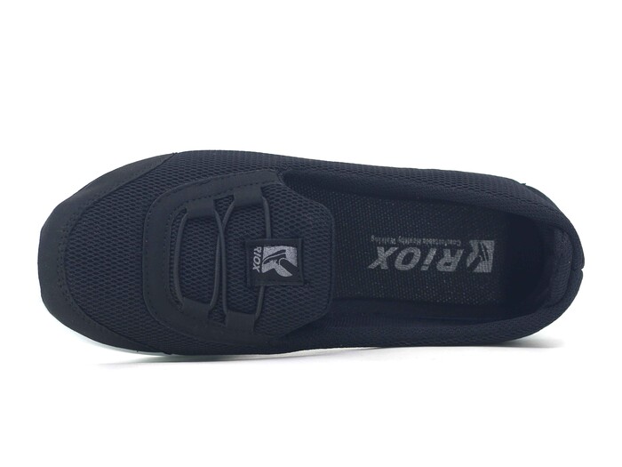 Efor Zenne 2025 Aqua Lastikli Babet Spor Ayakkabı Siyah - Beyaz - Efor (1)