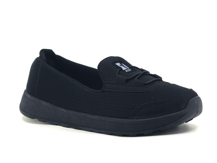 Efor Zenne 2025 Aqua Lastikli Babet Spor Ayakkabı Siyah - Efor