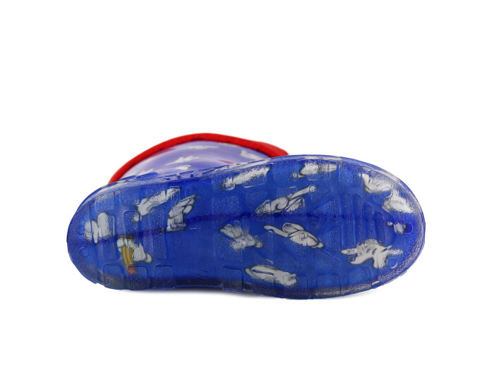 Emek Filet PVC Peluşlu Yağmur 1 Çizme Mavi - Kırmızı - 3