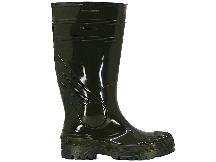 Emek Merdane PVC Çelik Burunlu İş Çizme Haki - 3