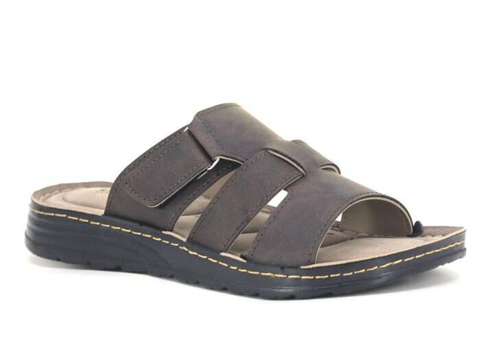 Enes Merdane 9901 Comfort Kutulu Günlük Terlik Kahve - Enes