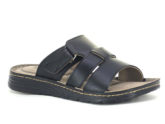 Enes Merdane 9901 Comfort Kutulu Günlük Terlik Siyah - 1