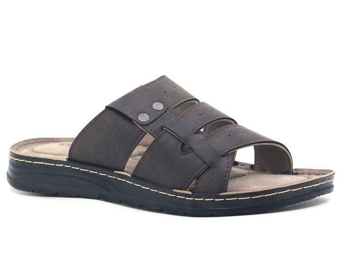 Enes Merdane 9904 Comfort Kutulu Günlük Terlik Kahve - Enes