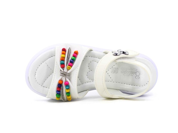 Enes Patik 8307 Kutulu Kız Sandalet Beyaz - Enes (1)