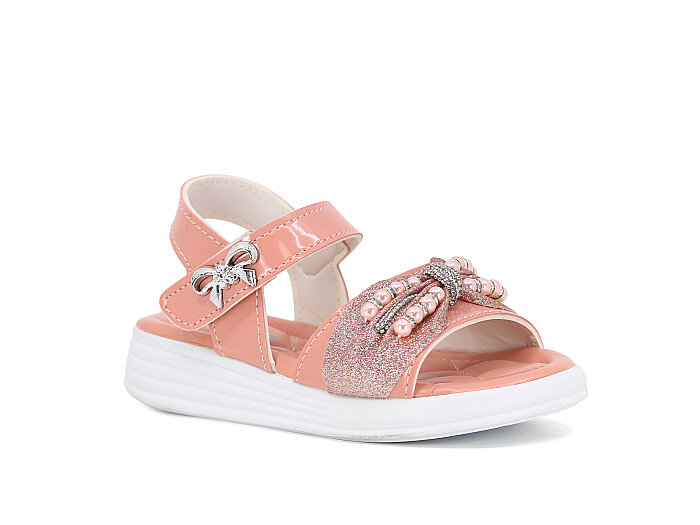 Enes Patik 8311 Kutulu Kız Sandalet Pudra - 1