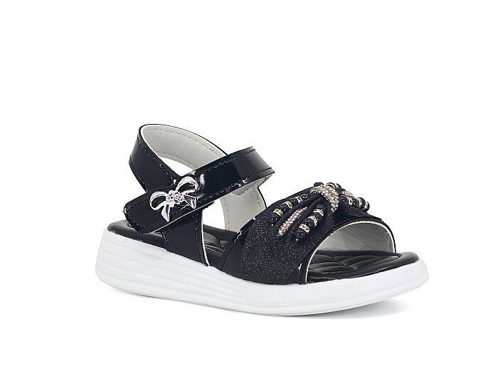 Enes Patik 8311 Kutulu Kız Sandalet Siyah 