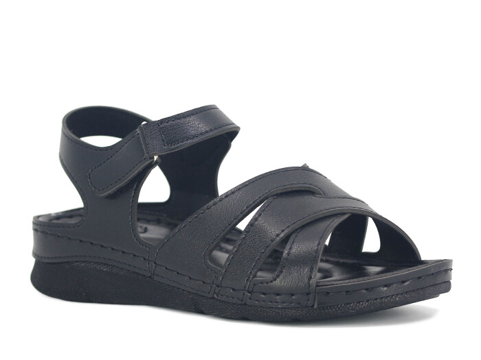 Enes Zenne 152 Bahar Sandalet Siyah - 1