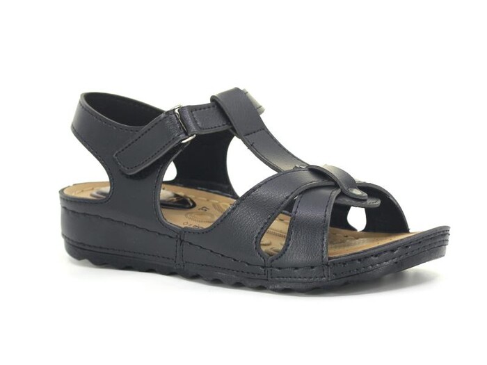 Enes Zenne 450 Monta Engin Sandalet Siyah - Enes