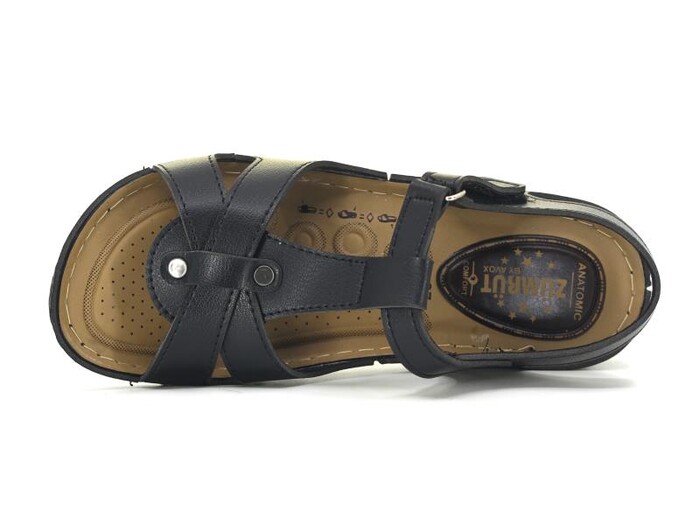 Enes Zenne 450 Monta Engin Sandalet Siyah - Enes (1)