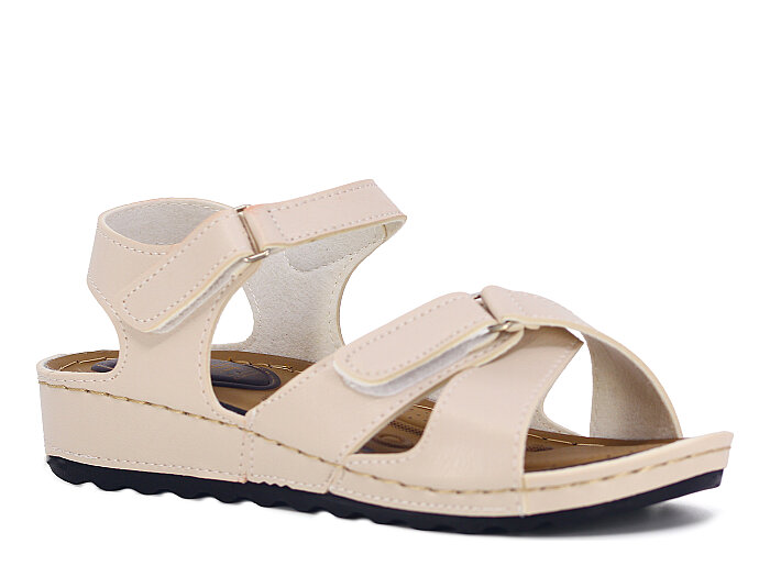 Enes Zenne 451 Monta Engin Sandalet Bej - 1
