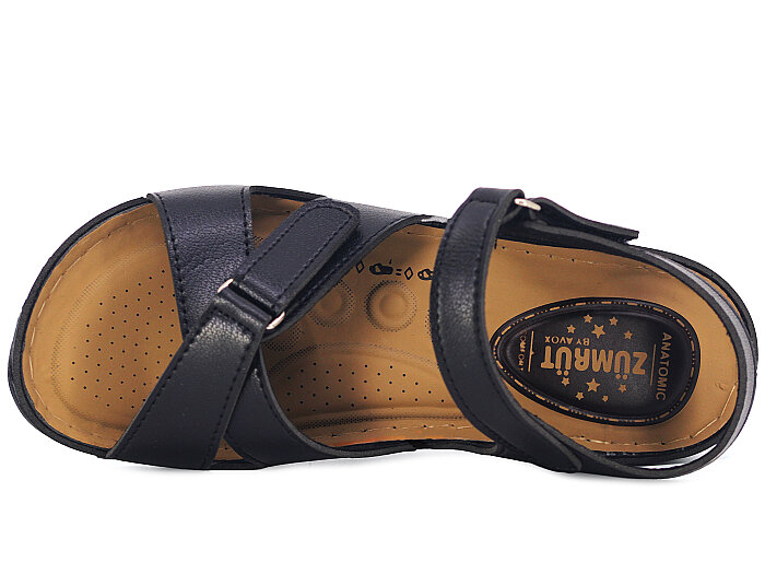 Enes Zenne 451 Monta Engin Sandalet Siyah - Enes (1)