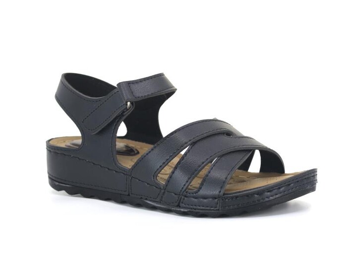 Enes Zenne 452 Monta Engin Sandalet Siyah - 1