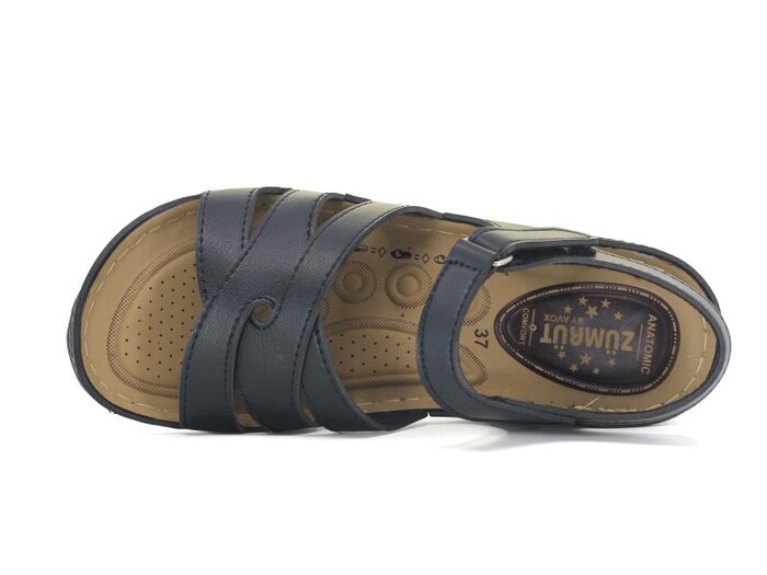 Enes Zenne 452 Monta Engin Sandalet Siyah - Enes (1)