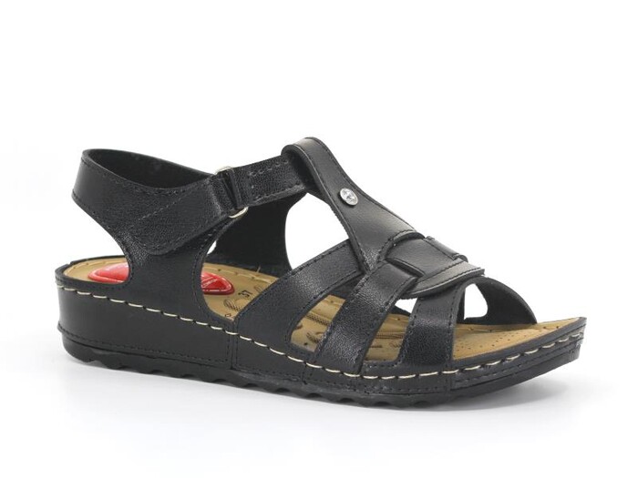 Enes Zenne 453 Monta Engin Sandalet Siyah - 1