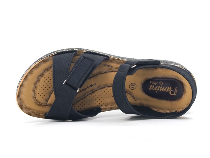 Enes Zenne 6401 Pamira Sandalet Siyah - Enes (1)