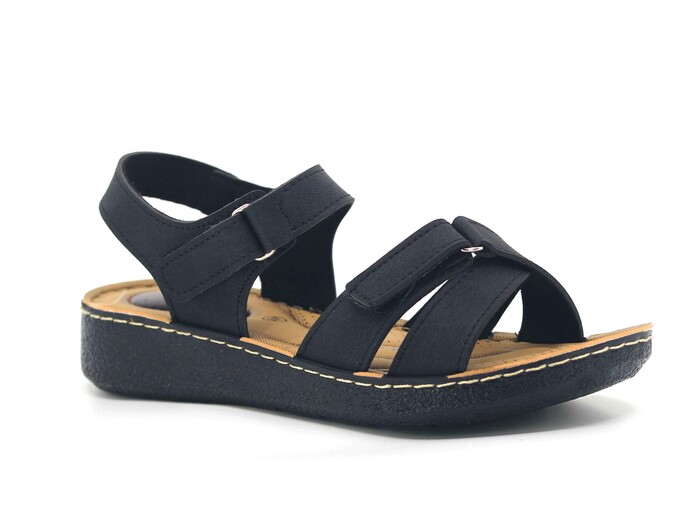 Enes Zenne 6401 Pamira Sandalet Siyah - 1