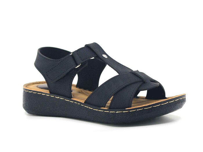 Enes Zenne 6403 Pamira Sandalet Siyah - 1