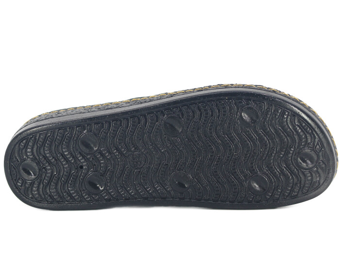 Enes Zenne 6810 Selin Pedli Kutulu Günlük Terlik Siyah - 3