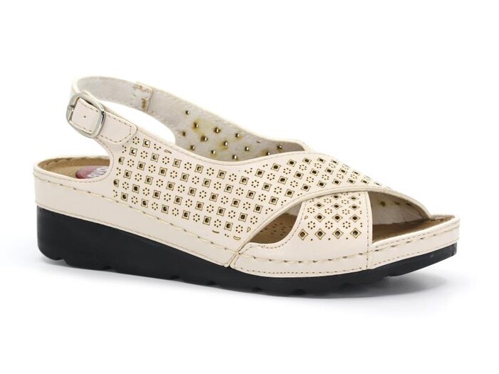 Enes Zenne 752 Jelli Sandalet Bej