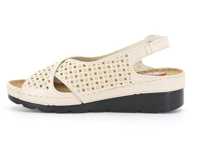 Enes Zenne 752 Jelli Sandalet Bej