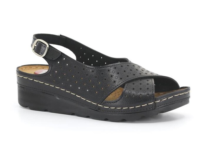 Enes Zenne 752 Jelli Sandalet Siyah - 1