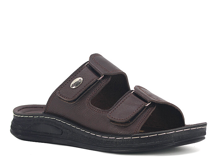 Enova Merdane M119-0207 Günlük Terlik Kahve - Enova