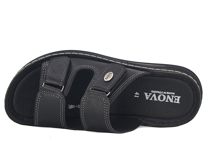 Enova Merdane M119-0207 Günlük Terlik Siyah - 2