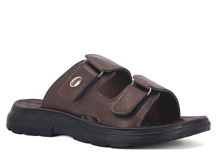 Enova Merdane M121-0203 Monta Günlük Terlik Kahve - Enova