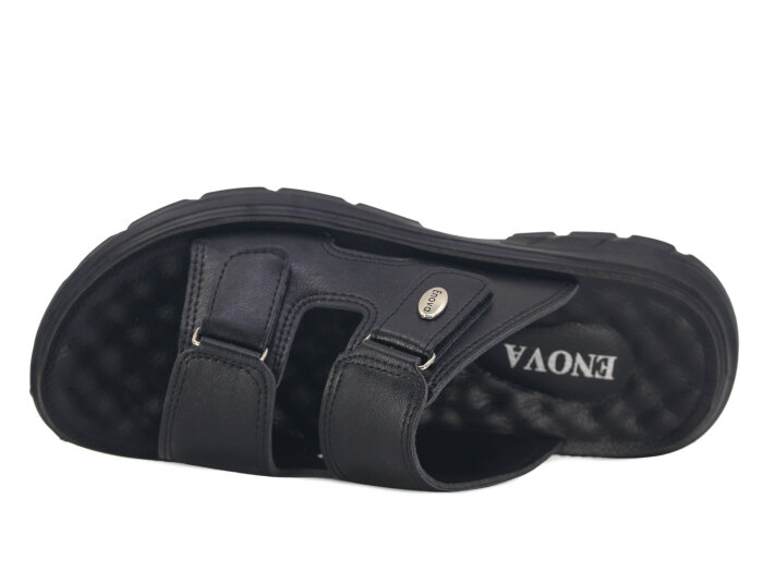 Enova Merdane M121-0203 Monta Günlük Terlik Siyah - Enova (1)