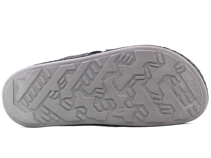 Enova Merdane M226-0122 Geçmeli Bantlı Monta Kutulu Günlük Terlik Siyah - 3