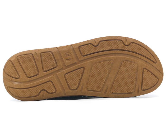 Enova Merdane M226-0122 Geçmeli Bantlı Monta Kutulu Günlük Terlik Taba - 3