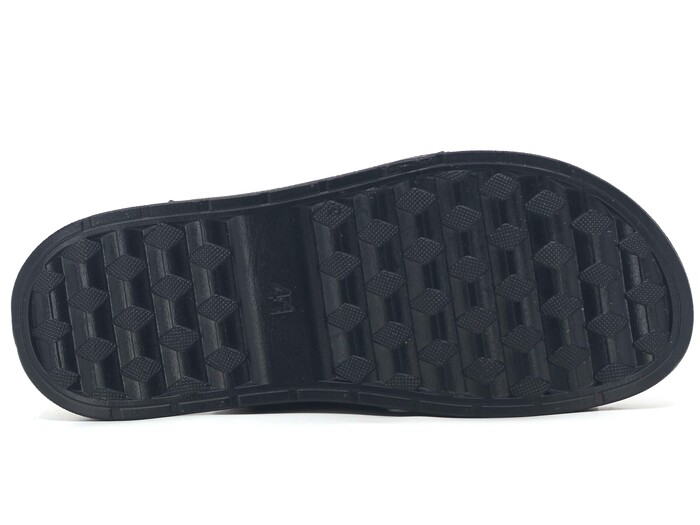 Enova Merdane M253-0113 Monta Tokalı Kutulu Günlük Terlik Siyah - 3