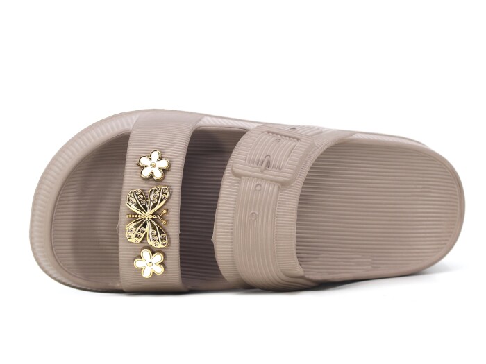 Enova Zenne EZ-204 Taşlı Lux Eva Terlik Kum - Enova (1)