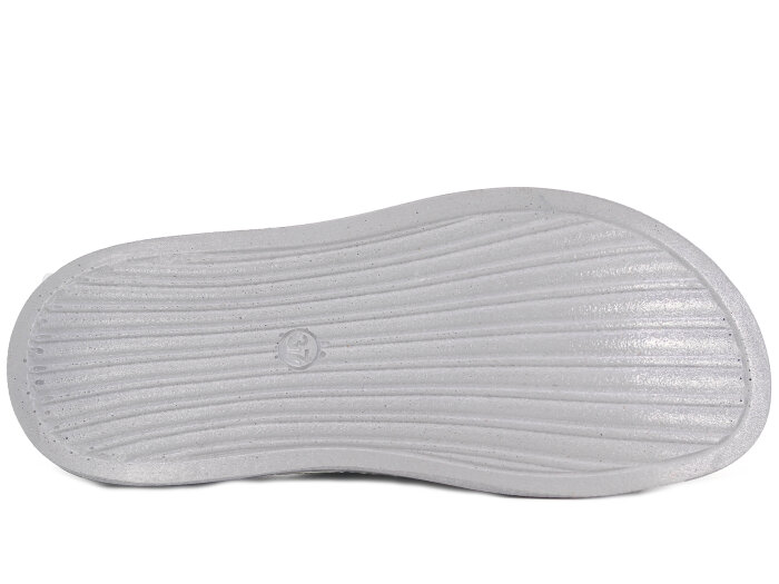 Enova Zenne Z06-0102 Çift Toka Günlük Terlik Gümüş - 3