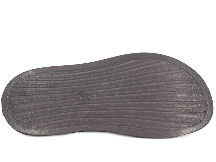 Enova Zenne Z06-0125 Üç Toka Simli Günlük Terlik Füme - 3