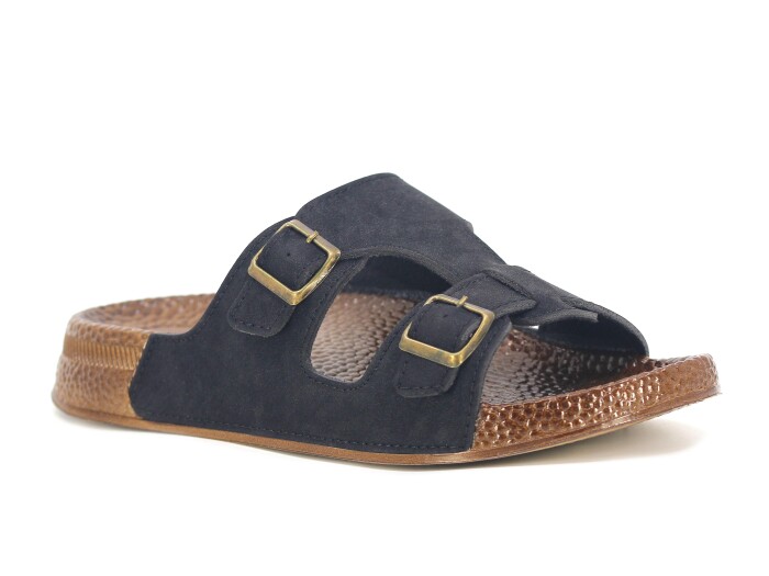 Enova Zenne Z169-0106 Kutulu Günlük Terlik Siyah - Enova