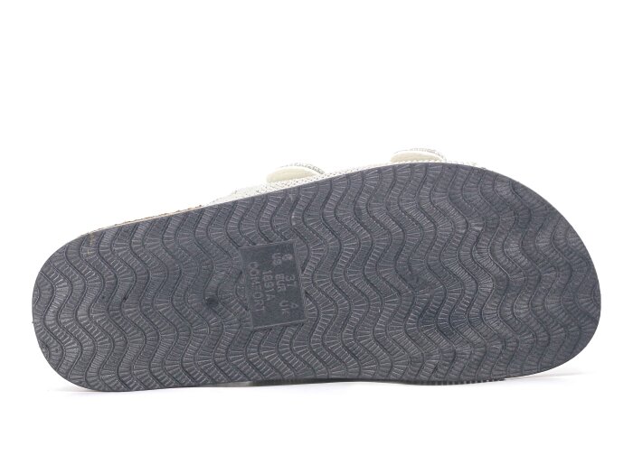 Enova Zenne Z183-0110 Çift Toka Taşlı Günlük Terlik Beyaz - 3