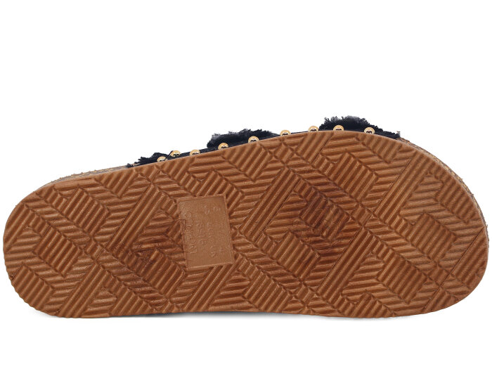 Enova Zenne Z183-0115 Çift Toka Taşlı Günlük Terlik Siyah - 3