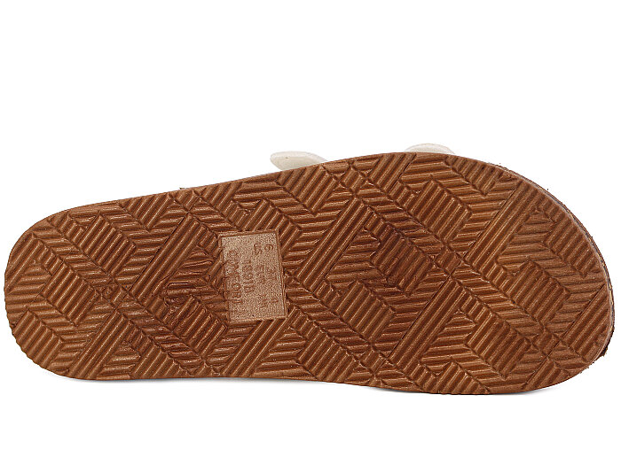 Enova Zenne Z183-0129 Çift Toka Taşlı Günlük Terlik Bej - 3