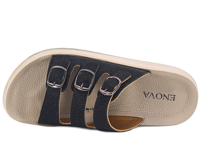 Enova Zenne Z231-0203/1 Günlük Terlik Siyah - Enova (1)