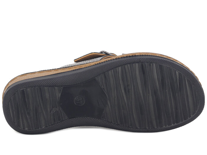 Enova Zenne Z77-0101 Çapraz Tokalı Günlük Terlik Füme - 3